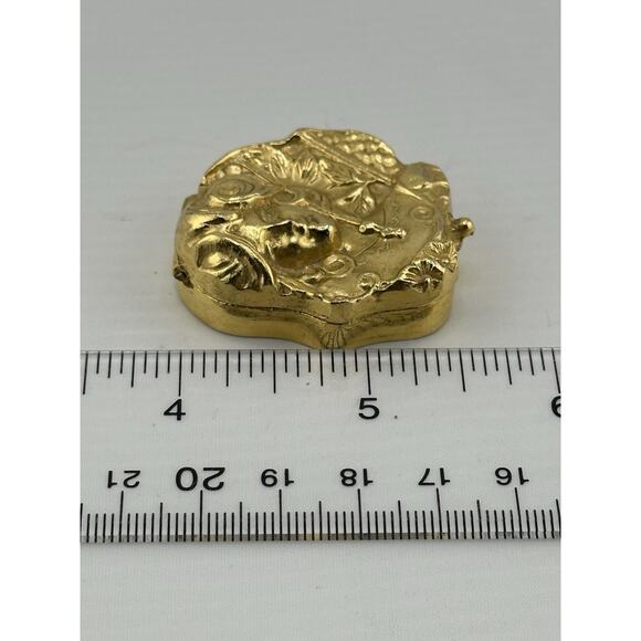 Vintage Estee Lauder Private Collection Solid Perfume Compact Art Nouveau Lady - Picture 9 of 9